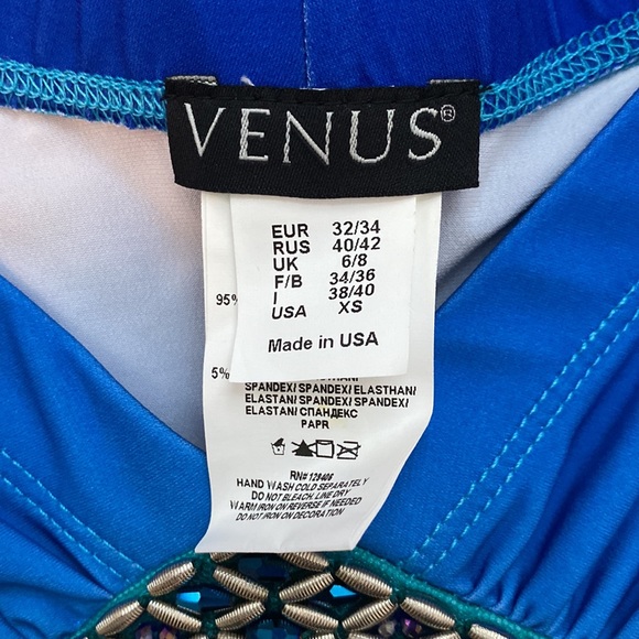 Blue floor length skirt - Picture 5 of 7